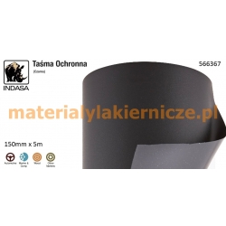 INDASA 566367 TAŚMA OCHRONNA CZARNA 150mm x  5m materialylakiernicze.pl